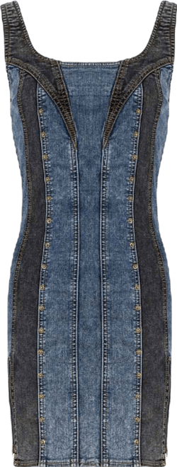 Women's Free Heaven Two Color Denim Dress