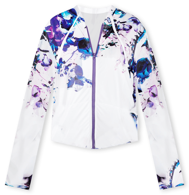 Poetic Justice Hooded Lightweight Womens Active Casual Track Jacket