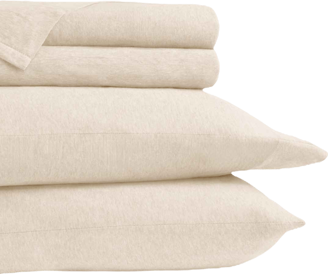 Jersey Cotton 4-Pc. Sheet Set, King