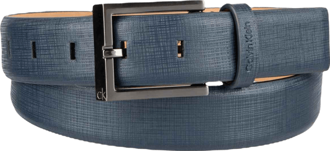 Sleek Saffiano Dress Belt