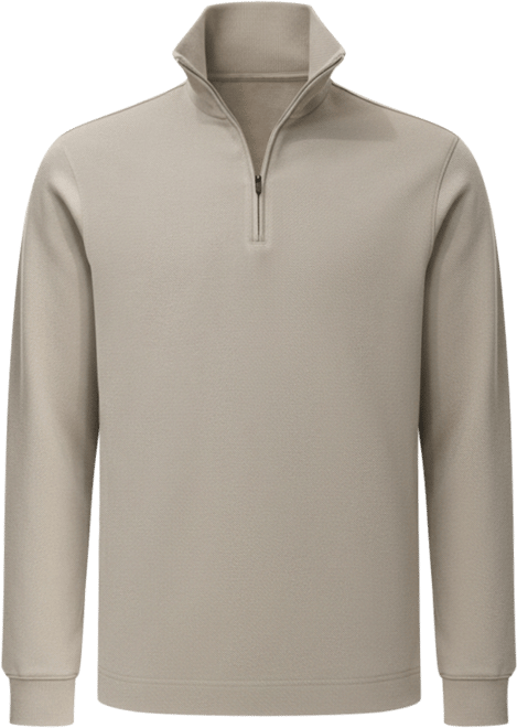 Men's Regular-Fit Zipper Technical Sweatshirt