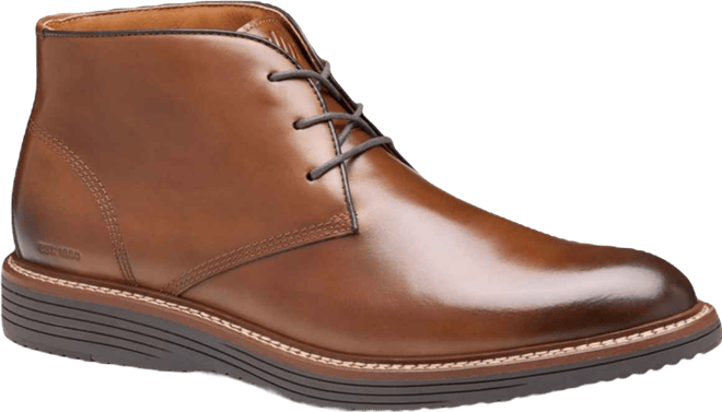 Johnston & Murphy Men's Upton Chukka Round Toe Boots - Macy's