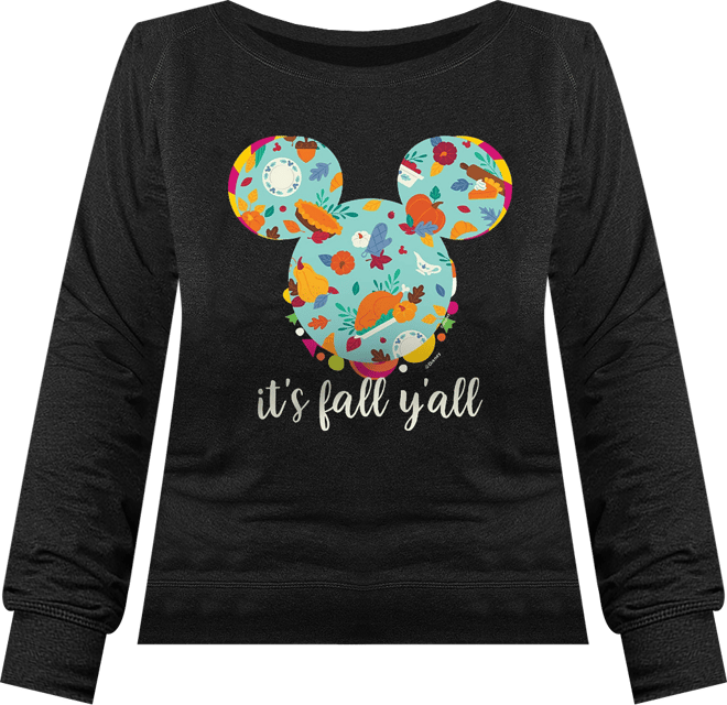 Plus Size Disney Fall Yall Graphic Pullover T-shirt