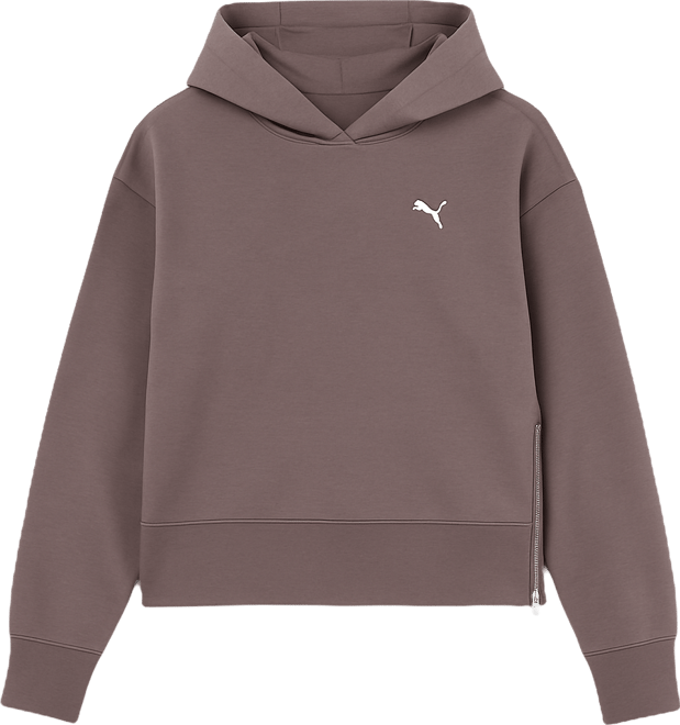 Women's Essential Loose Fit Double Zip Hoodie