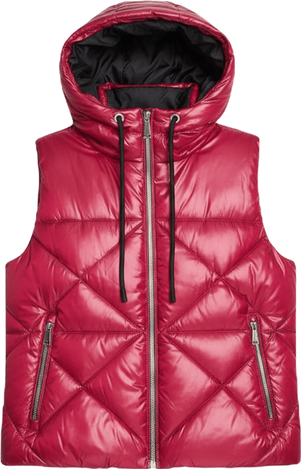 Women's Performance Diamond Quilt Hooded Puffer Vest