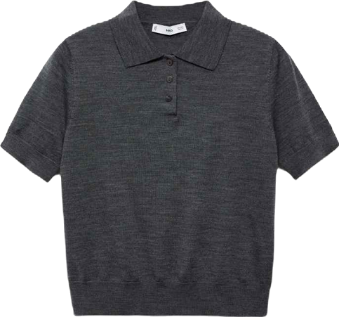 Women's Wool Polo-Neck Sweater