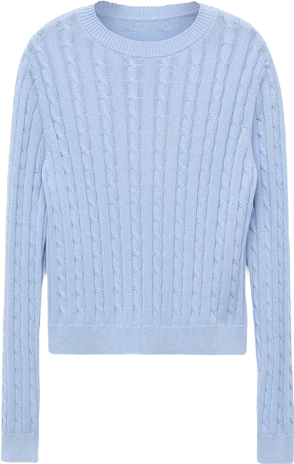 Women's Braided Knitted Sweater