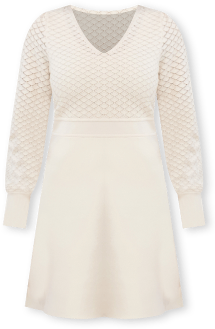 Women's V-Neck Sweater Dress