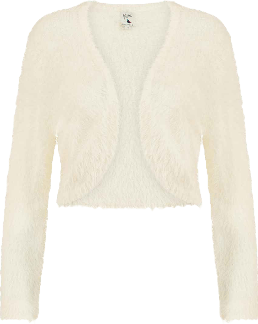 Soft Eyelash Knit Bolero
