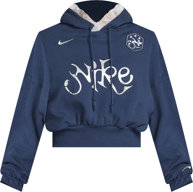 Nike Sportswear Women's Oversized Cropped French Terry Pullover Hoodie