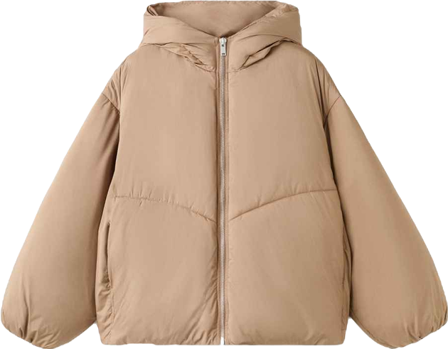 Women's Short Oversized Hooded Anorak Coat