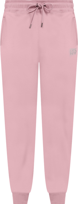 Women's Stacked Mini Rhinestone Logo Relaxed Cuff Jogger