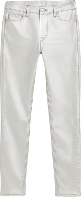 Women's Oracle Metallic Low-Rise Skinny Jeans