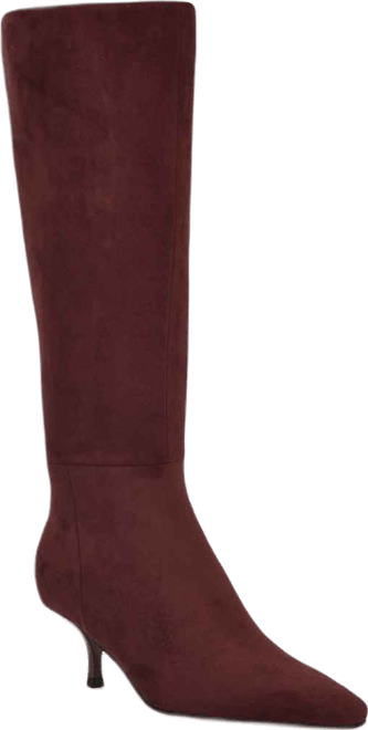 Women's Havier Wide Calf Kitten Heel Dress Boots