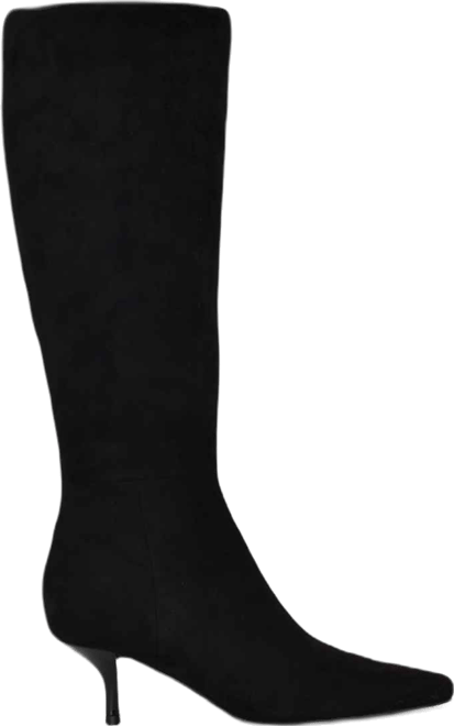 Women's Havier Wide Calf Kitten Heel Dress Boots