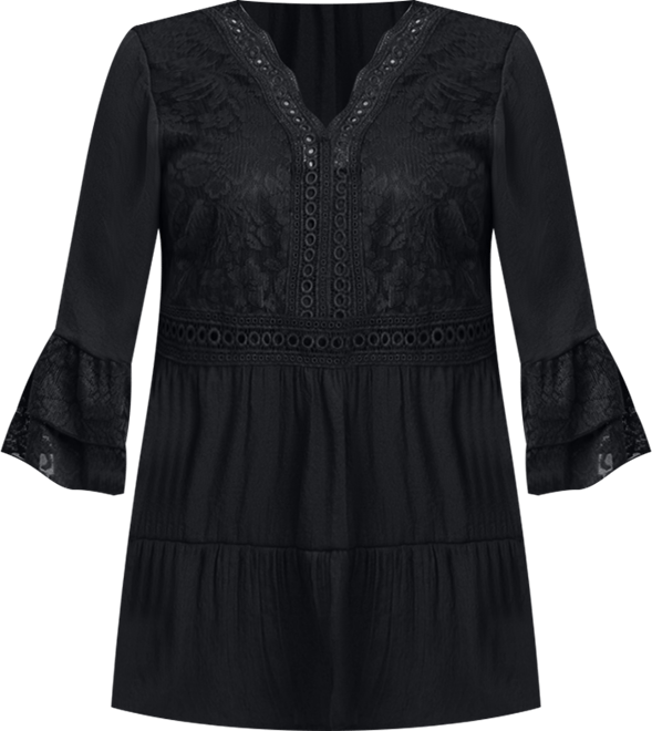 Women's Wallflower Lace Detail Tunic
