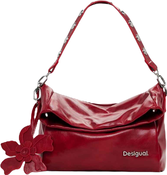 Women's Medium shiny flap bag