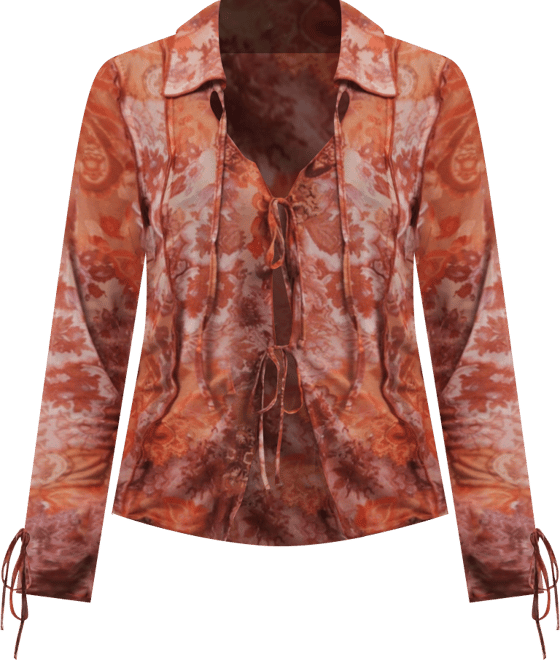 Women's Chiffon T-shirt with bows