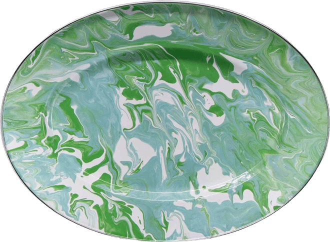 Modern Monet Oval Platter