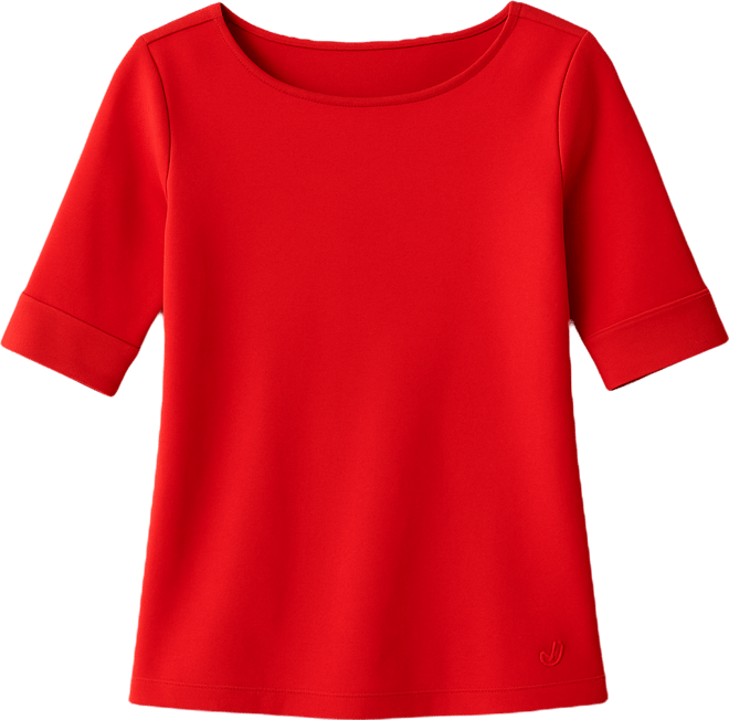 Women's Alanis Boat Neck Elbow-Sleeve T-Shirt