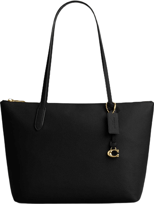 Bella Small Pebbled Leather Tote Bag
