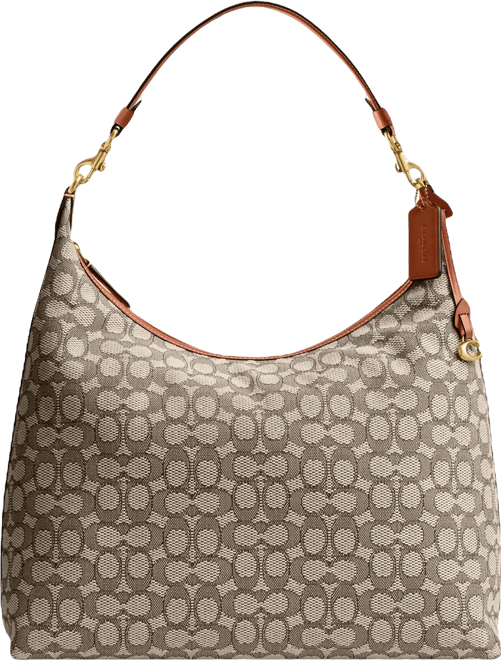 Juliet Large Signature Jacquard Shoulder Bag 38