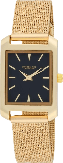 Unisex Warwick Gold Alloy Mesh Watch, 25mm
