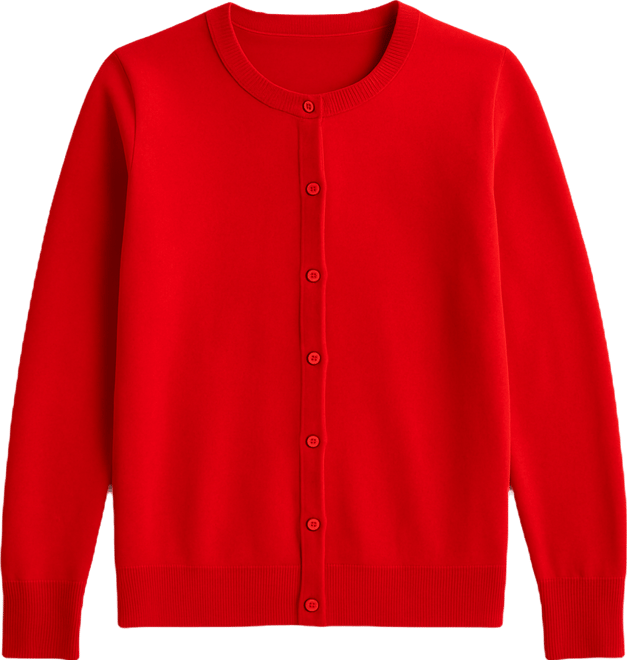 Petite Crewneck Cardigan, Macy's Exclusive
