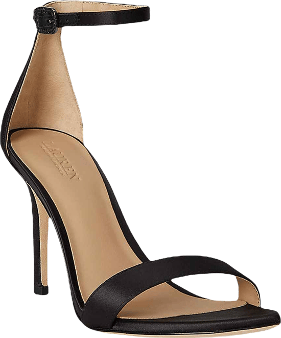 Women's Allie Pave-Buckle Satin Sandals