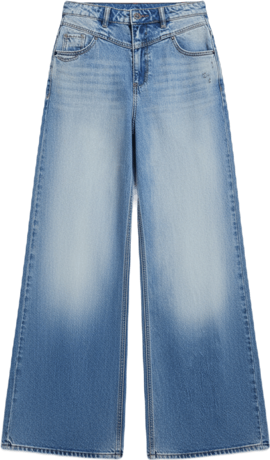 Women's Wide leg denim trousers