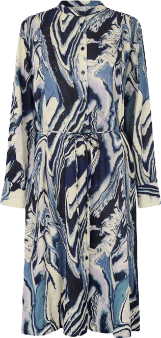 Women's MaNeile Long Sleeve Waist Belt Dress