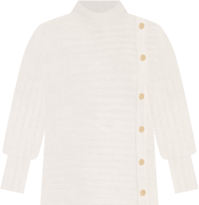 Women's Beata Asymmetrical Button Knit Sweater