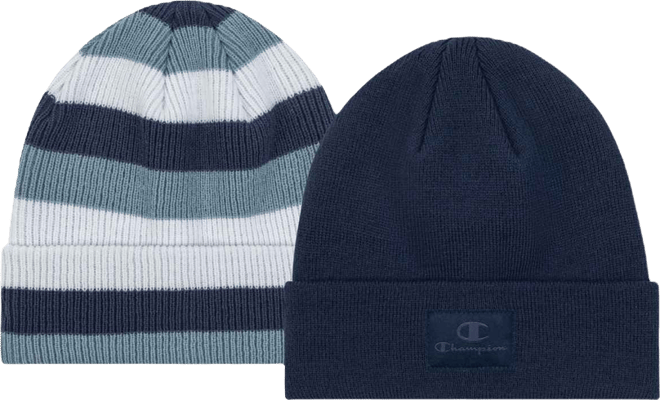 Men's 2-Piece Charlie Logo Embroidered Beanie Set