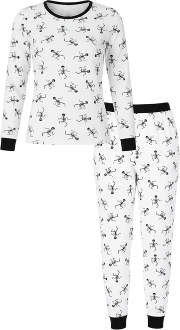 Women's Two Piece Cotton Halloween Pajamas