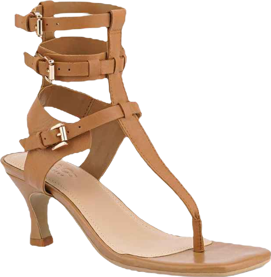 Nereid Black Kitten Heel Cut Out Gladiator Sandals