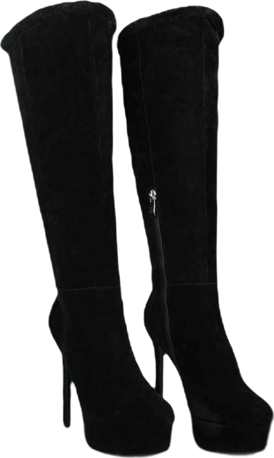 Saldana Womens Convertible Suede Leather High Boots