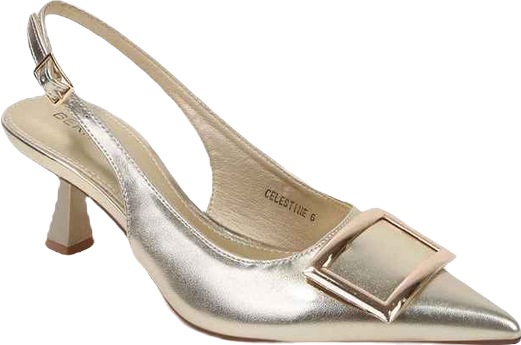 Celestine Kitten Heel Slingbacks
