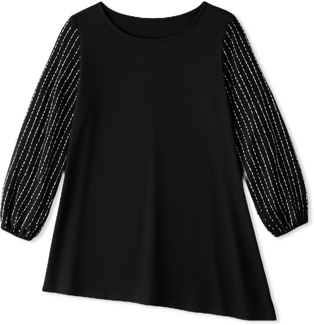 Women's Glitz Embellished Sleeve Tunic