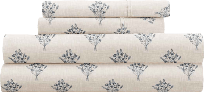 Delicate Details 4-p.c. Sheet Set, California King