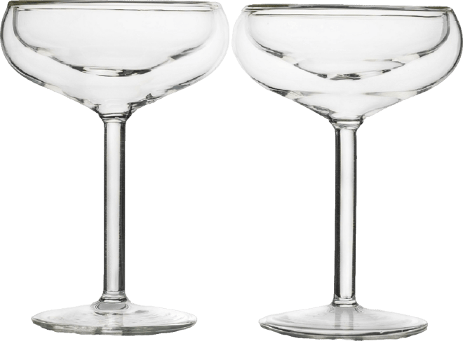 4 oz. Coupe Champagne Glasses, Set of 2