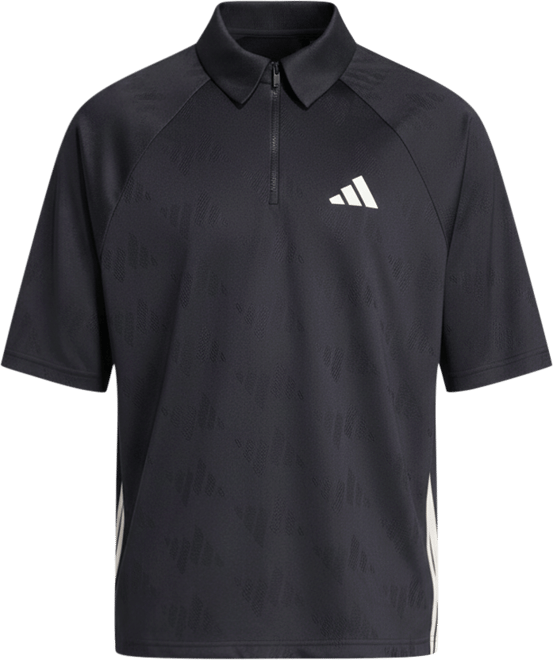 Men's Stadium 3-Stripes Jacquard Short-Sleeve Polo Shirt