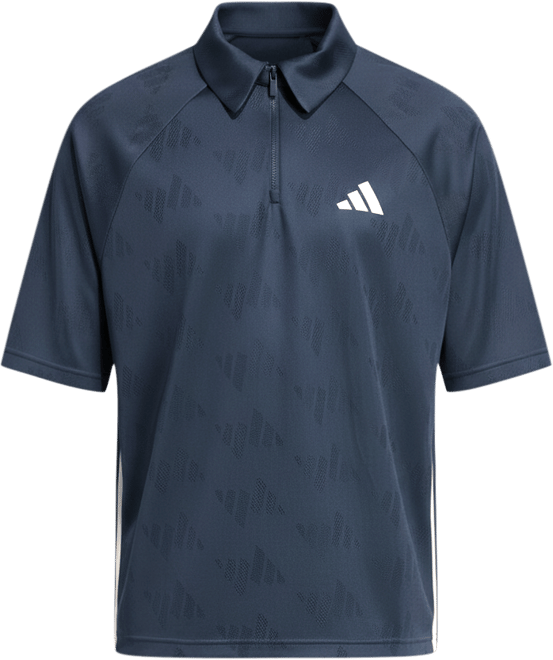 Men's Stadium 3-Stripes Jacquard Short-Sleeve Polo Shirt