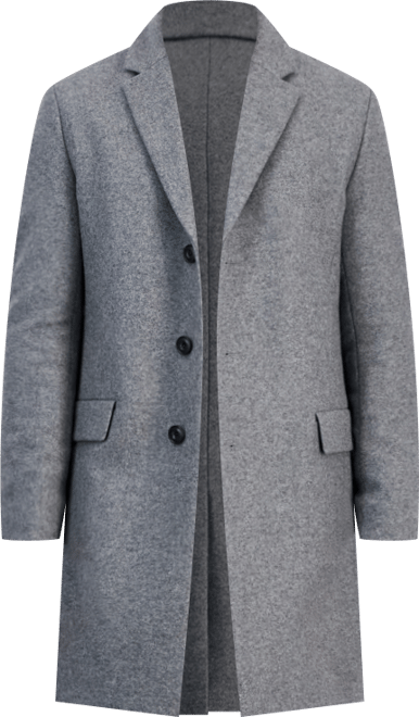 Hugo by  Men's Slim-Fit Wool-Cashmere Overcoat
