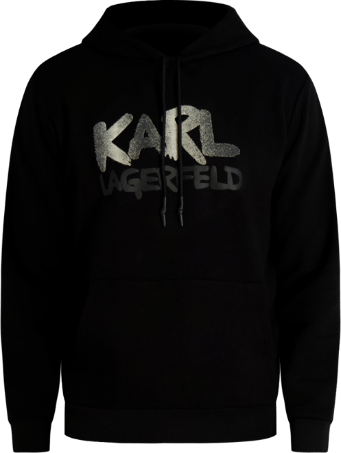 Men's Graffiti Textured Pull-On Sweatshirt