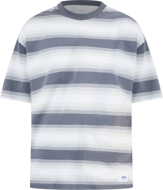 Men's Cotton Nisote Short-Sleeve Striped Crewneck T-Shirt