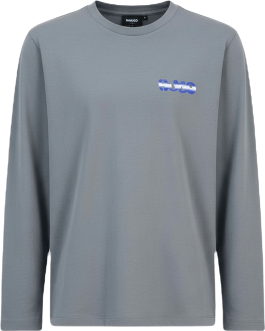 Men's Nifting Logo-Graphic Long-Sleeve Cotton T-Shirt