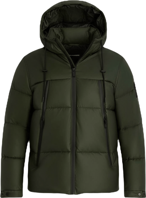 Karl Lagereld Mid Weight Hooded Puffer With Pockets