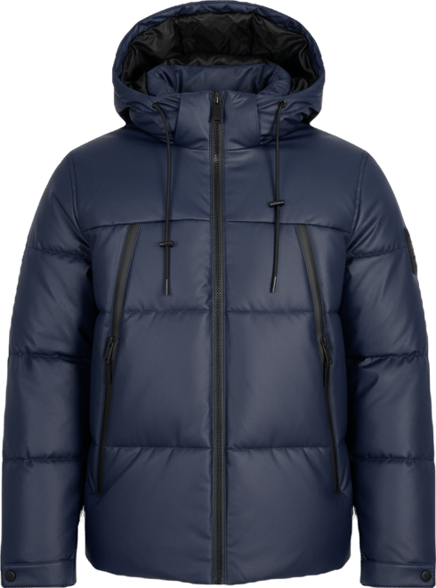 Karl Lagereld Mid Weight Hooded Puffer With Pockets