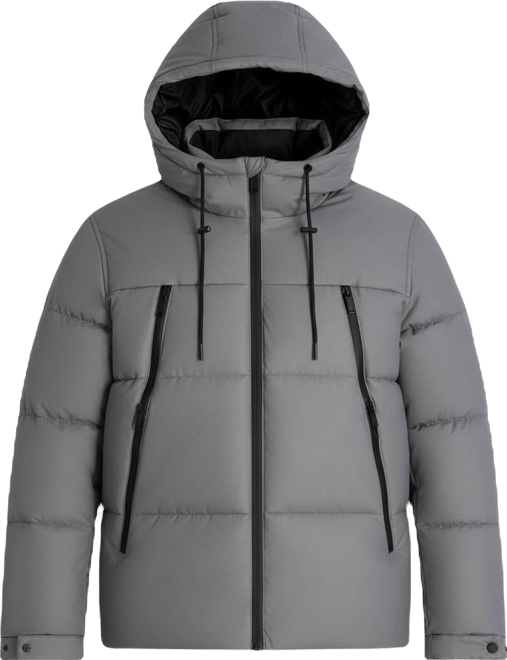 Karl Lagereld Mid Weight Hooded Puffer With Pockets