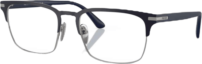 Men's Square Eyeglasses, Pr 58ZV